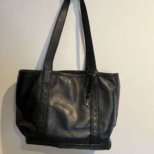 LL BEAN leather work bag